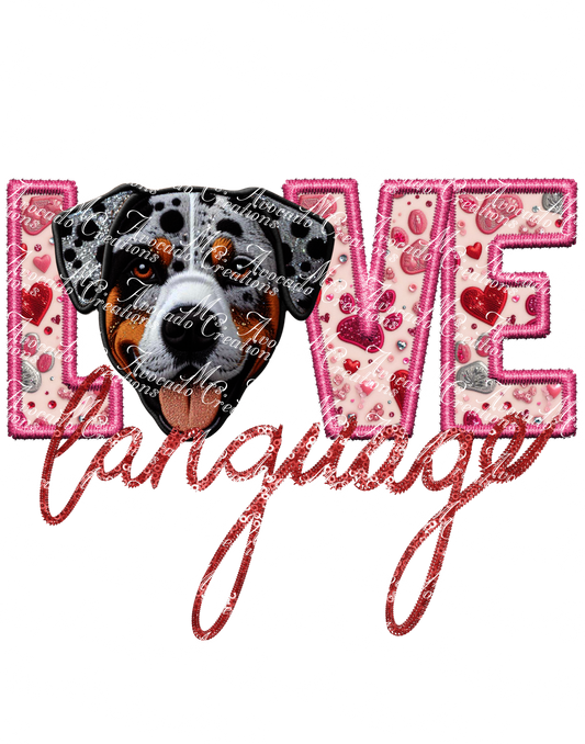 Love Language Catahoula Leopard