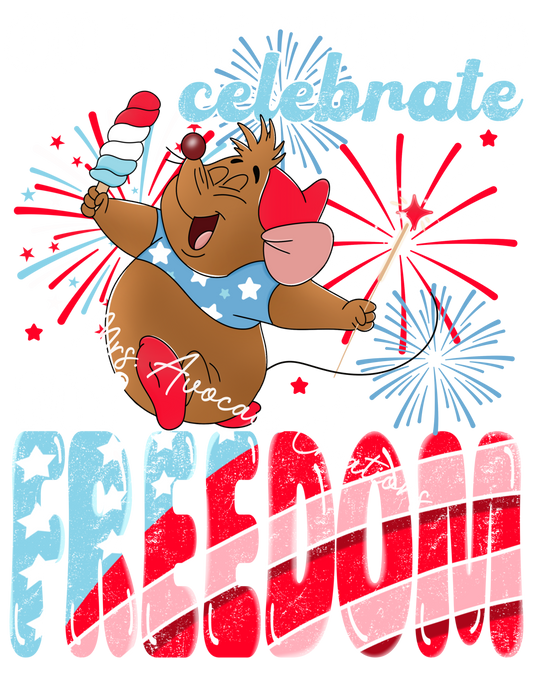 On the way to celebrate my freedom