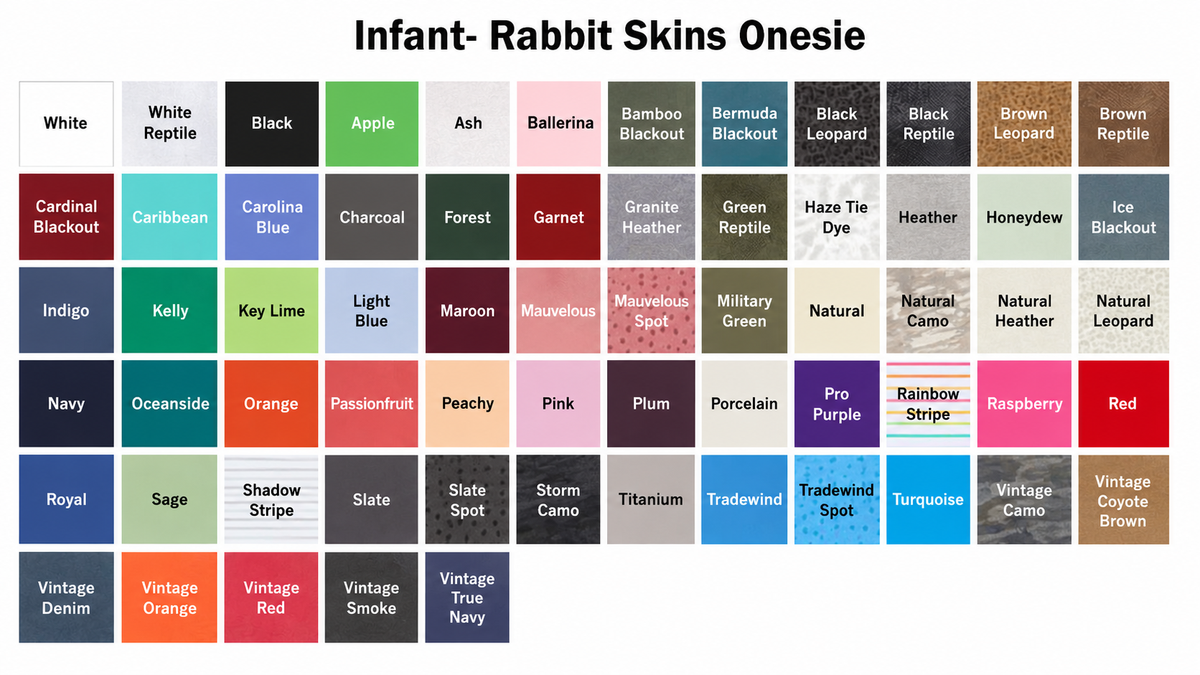 Kids Shirt Color Options