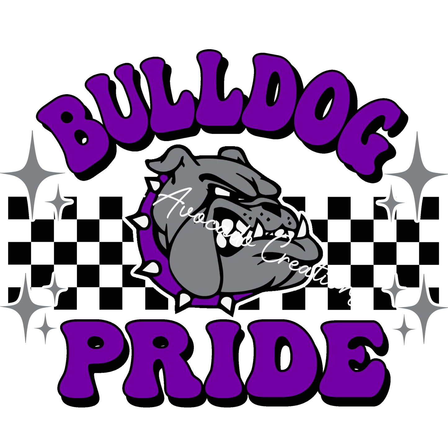 Bulldog Pride checkered