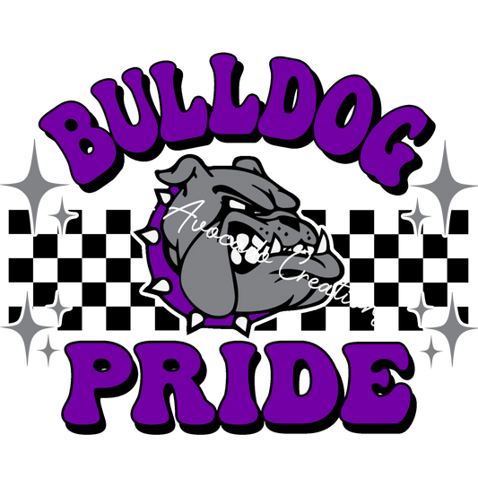 Bulldog Pride checkered