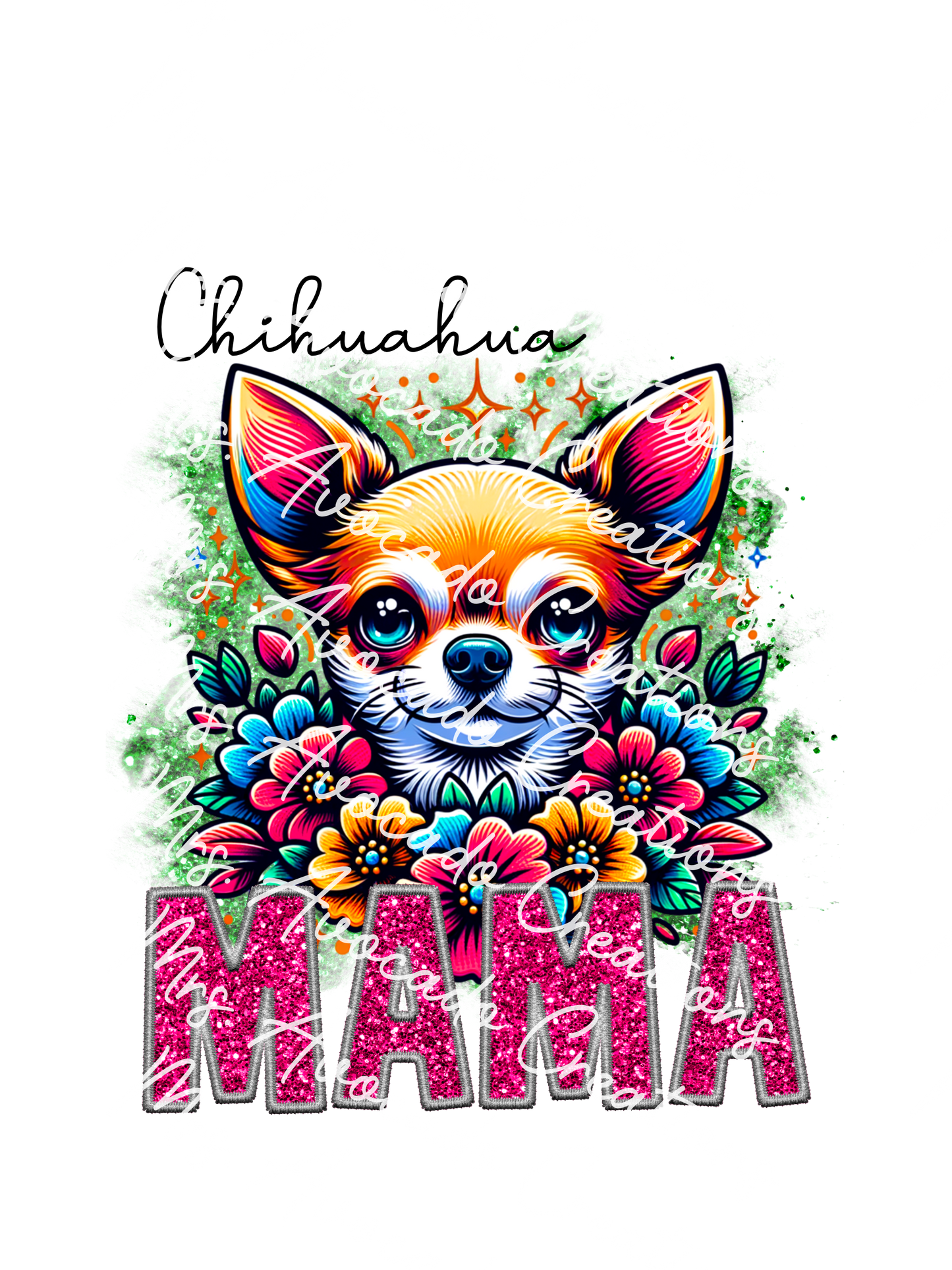 Chihuahua (brown/white)