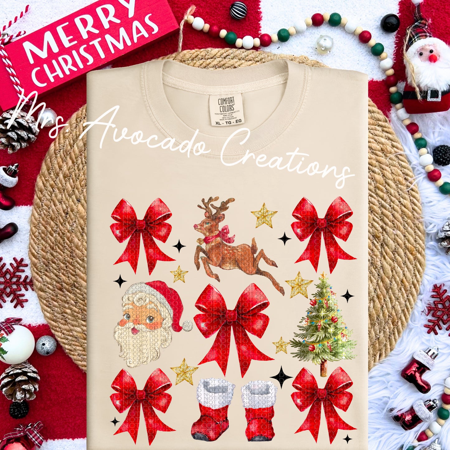 Christmas coquette vintage