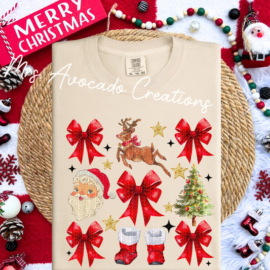 Christmas coquette vintage