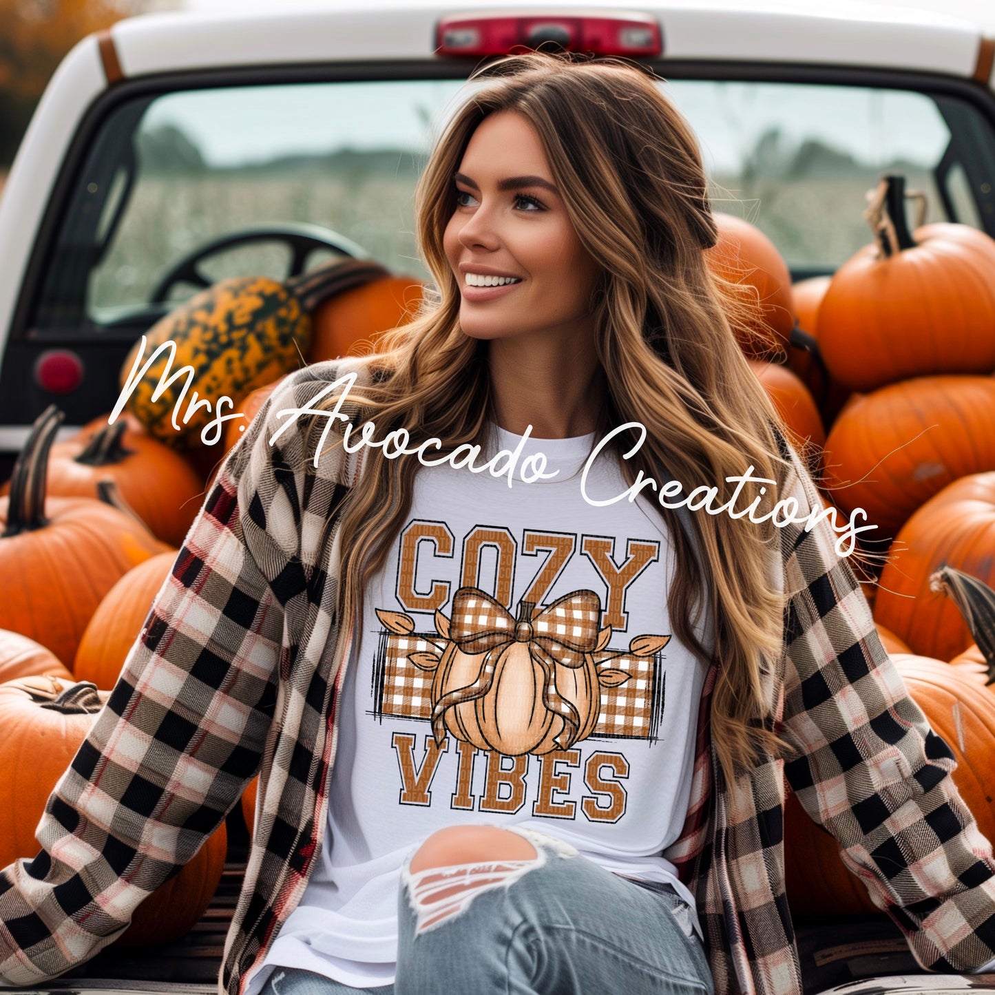 Cozy Vibes Pumpkin