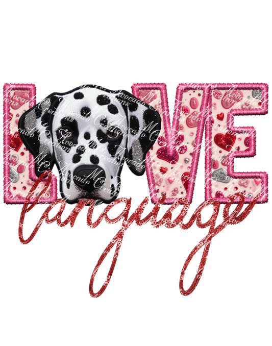 Love Language Dalmatian