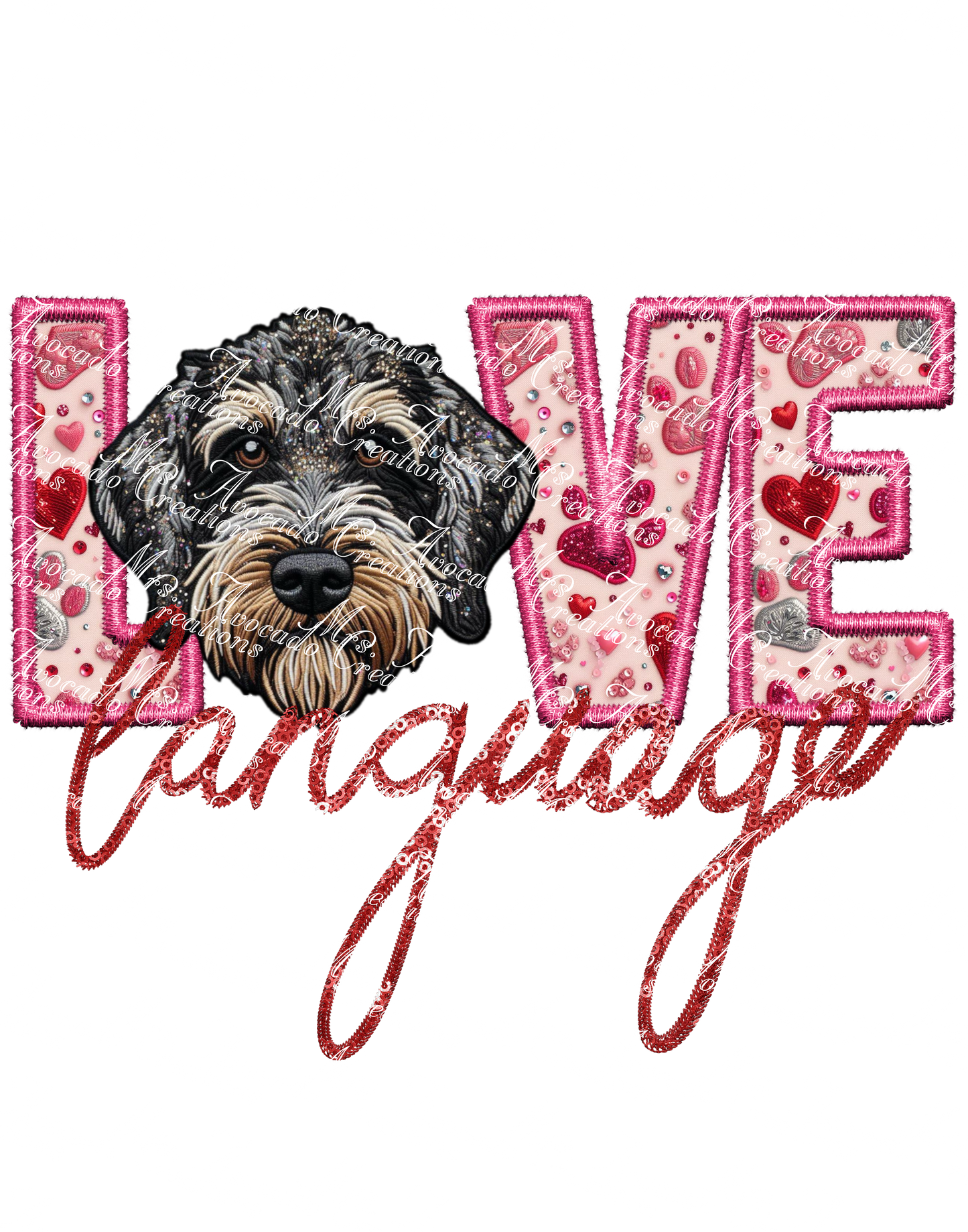Love Language Doodle (Brindle)