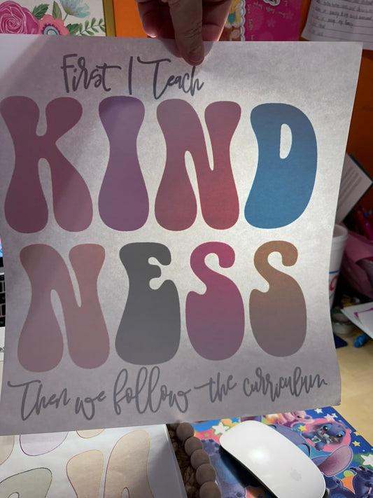 Destash- First I teach kindness