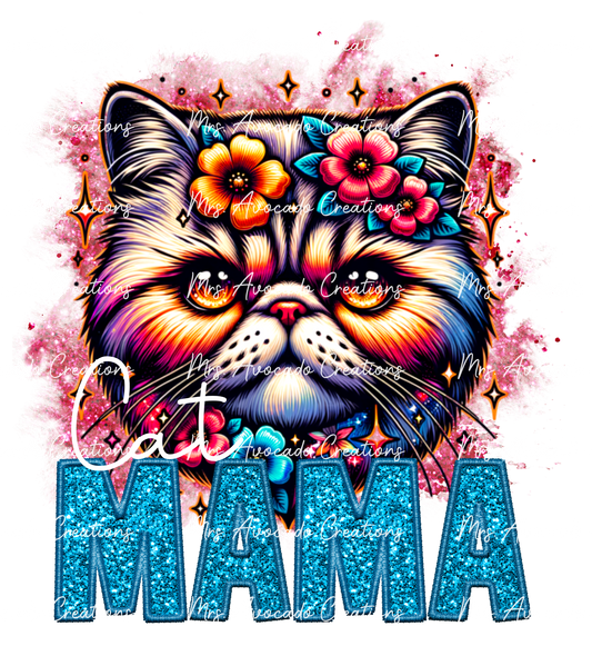 Exotic Shorthair Cat Mama