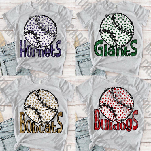 Baseball dot custom