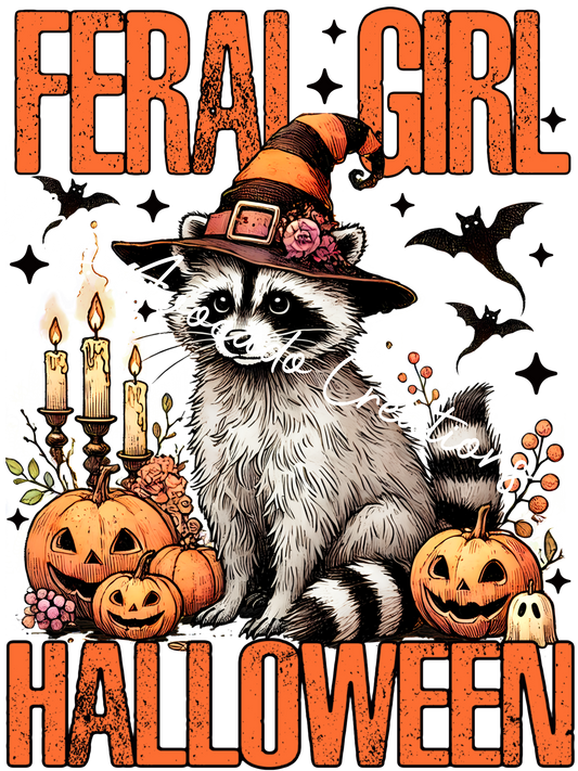 Feral girl Halloween