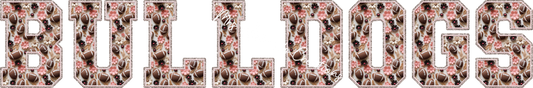 Bulldogs football floral