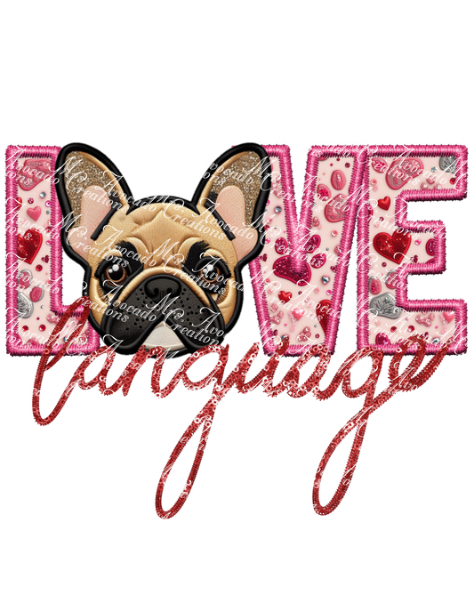 Love Language Frenchie (fawn)