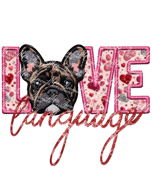 Love Language Frenchie (brindle)