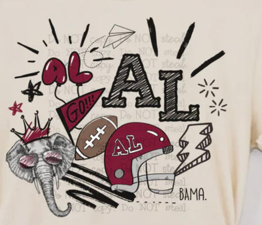 Alabama doodle