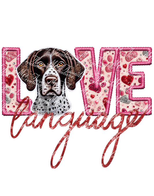 Love Language German Shorthair Pointer