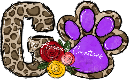 Go purple paw