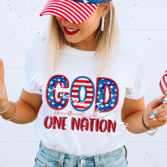 God over one nation