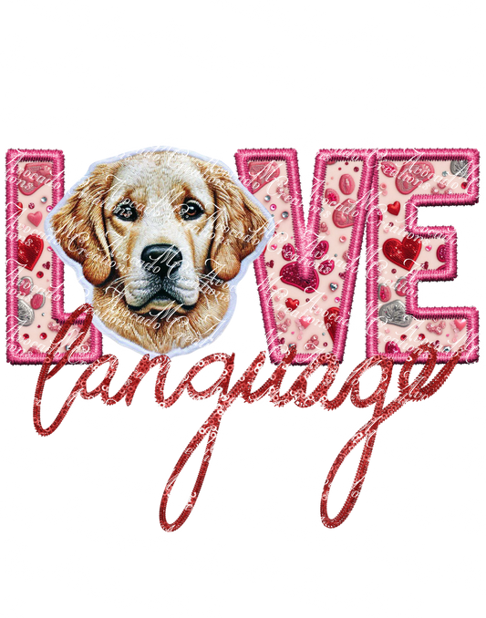 Love Language Golden Retriever