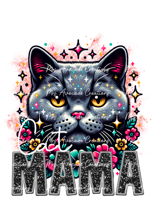 Grey Cat Mama