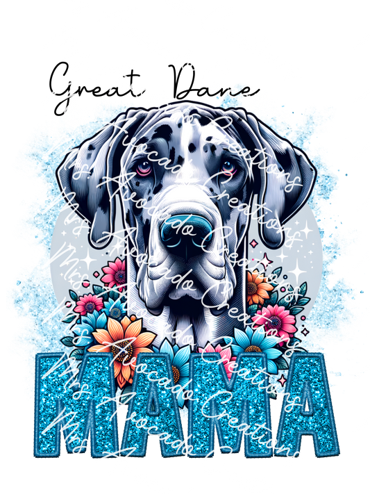 Great Dane (gray/black)