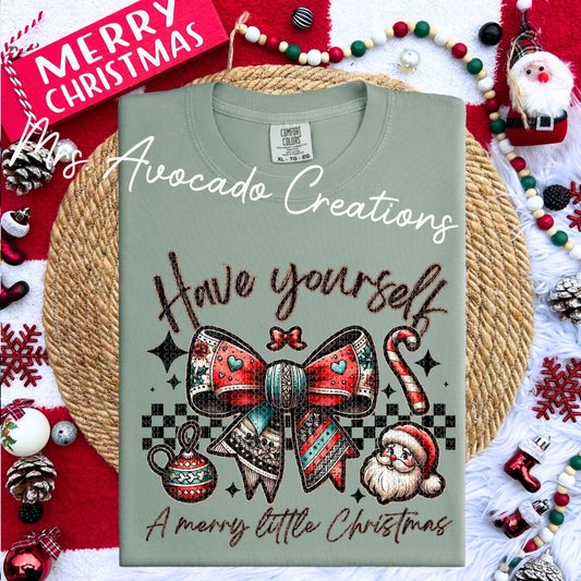 Have yourself a merry little Christmas bow