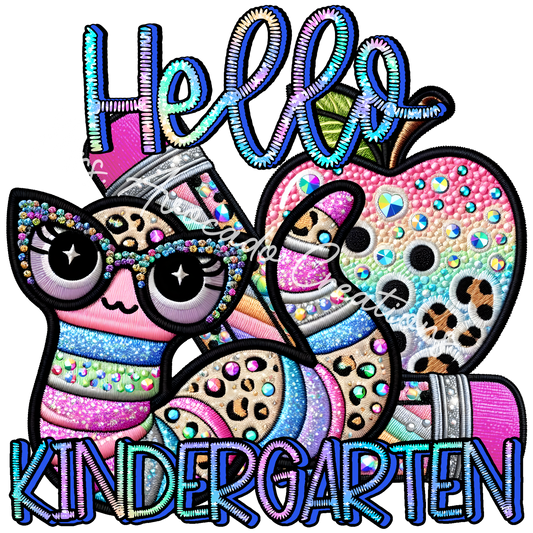 Hello Kindergarten Worm