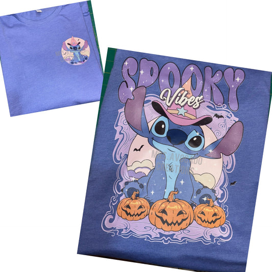 Spooky vibes blue alien