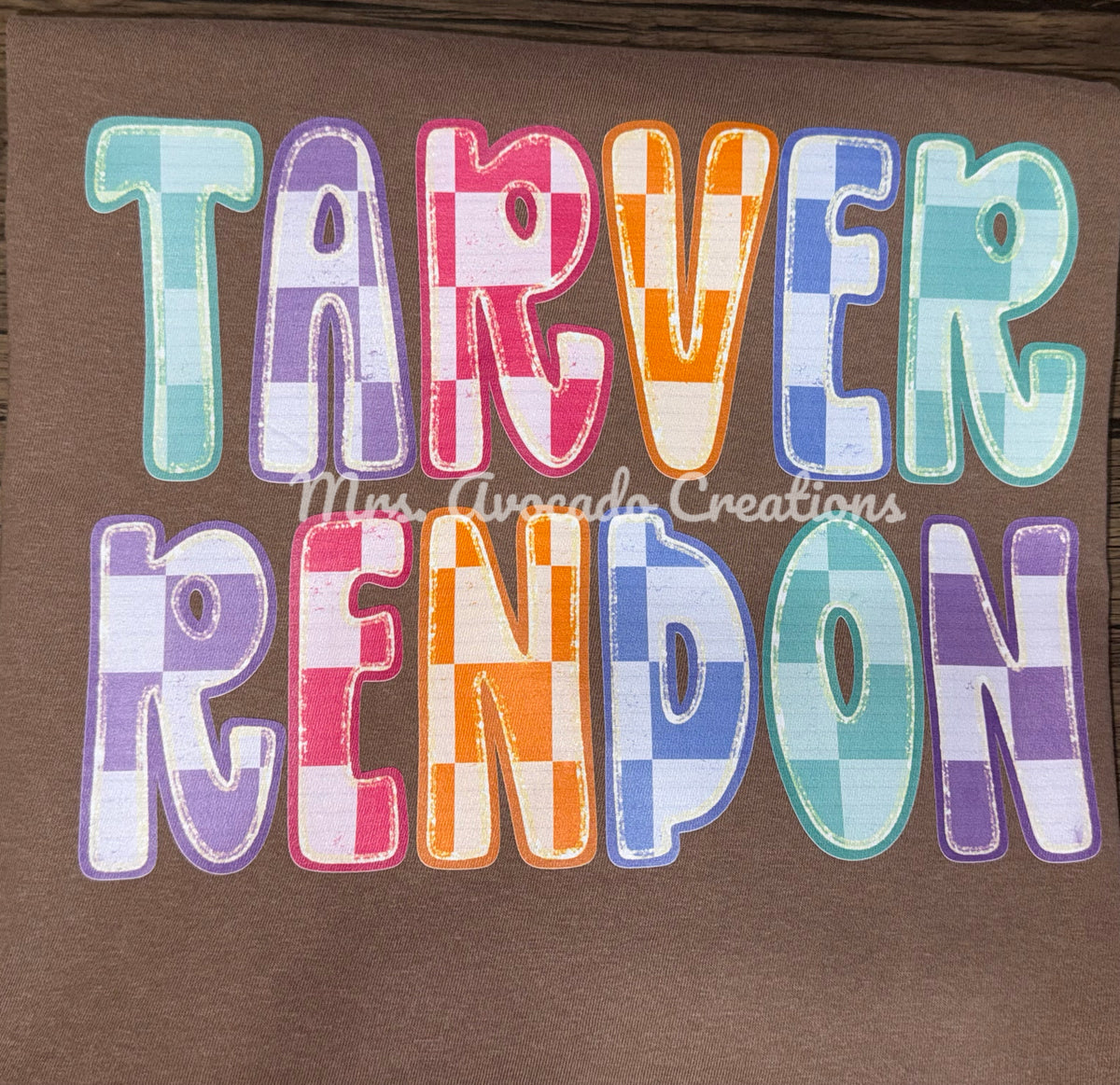 Checkered Tarver Rendon