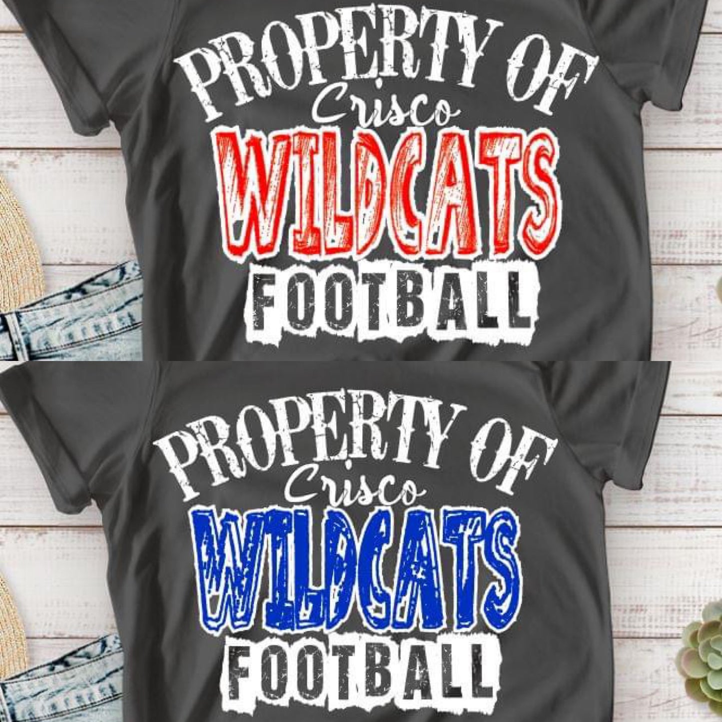Property of Custom (white letters)