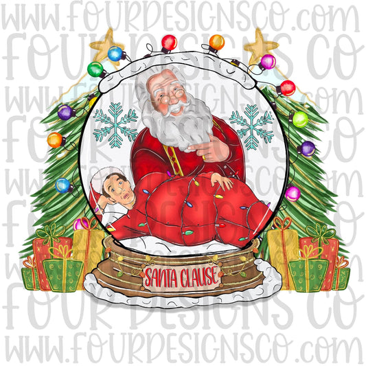 Santa Clause snow globe