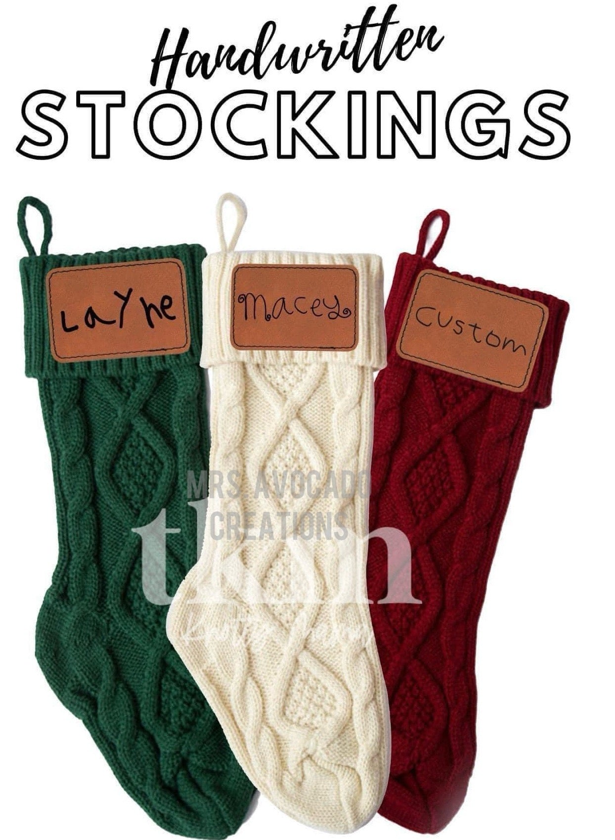 Custom stocking- orders close 6/30