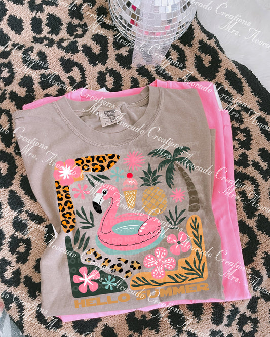 Flamingo floatie