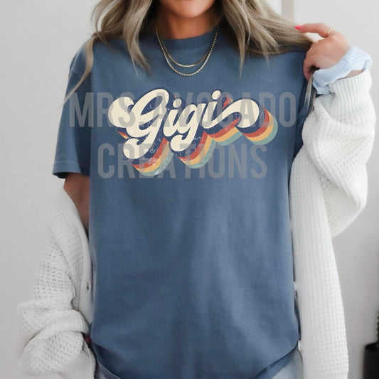 Gigi retro stacked