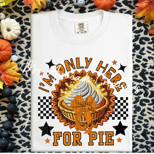 I'm only here for pie