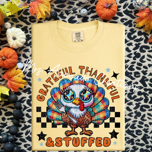 Grateful, thankful, and stuffed