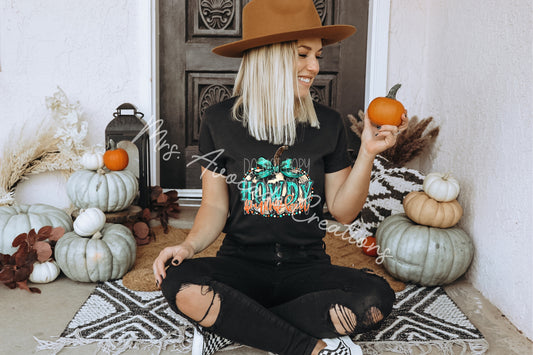 Howdy pumpkin teal