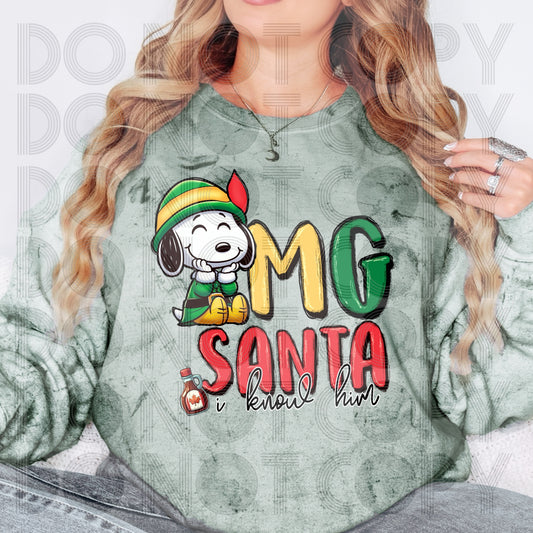 OMG Santa! Sn oopy