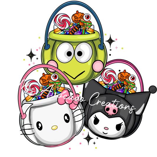 Kitty candy buckets