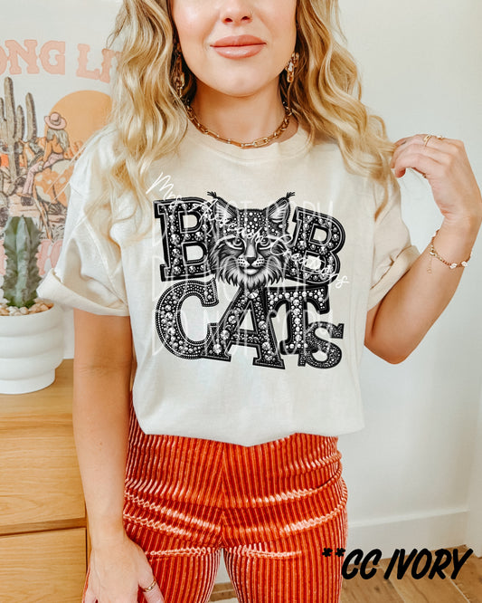 Faux Rhinestone Bearcats