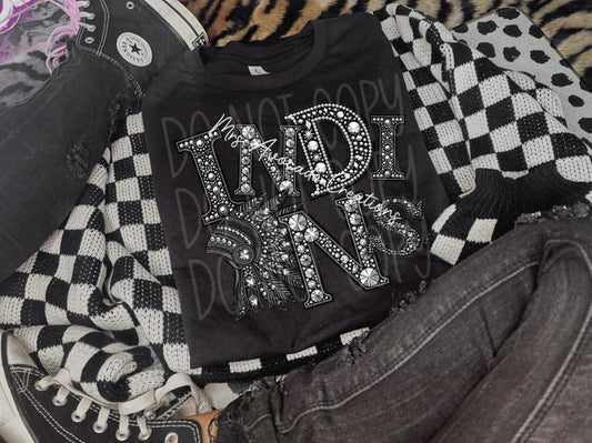 Faux Rhinestone Indians