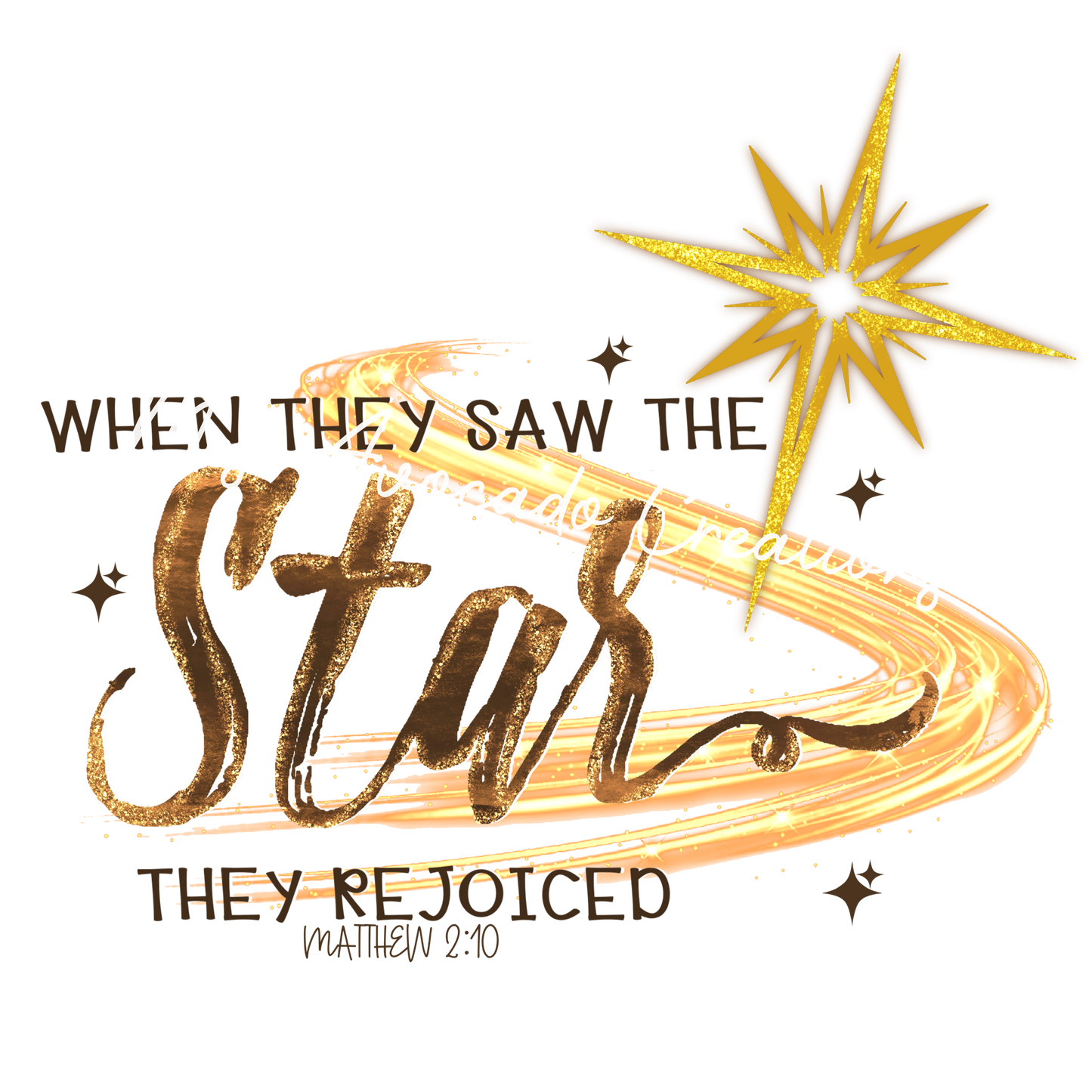 When they saw the star they rejoiced