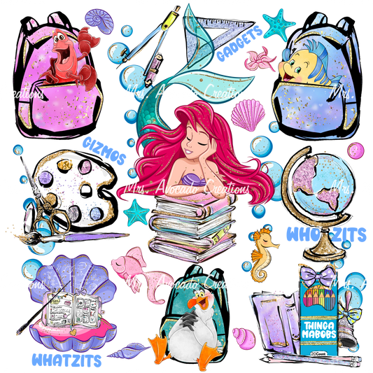 Mermaid backpacks