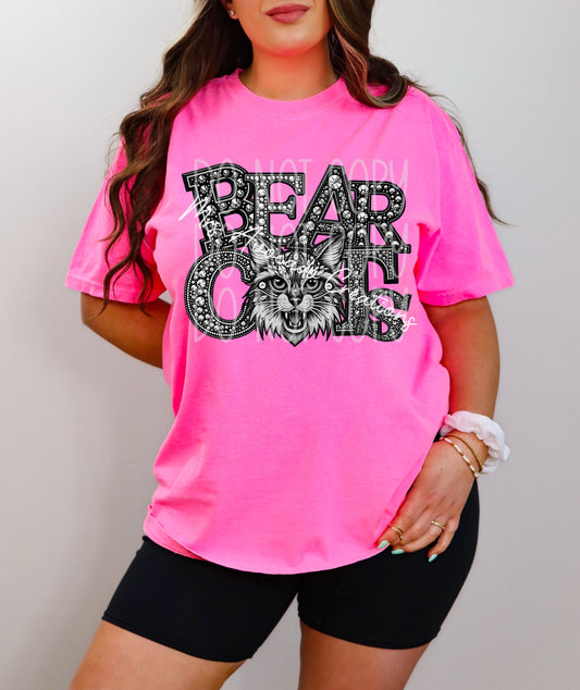 Faux Rhinestone Bearcats