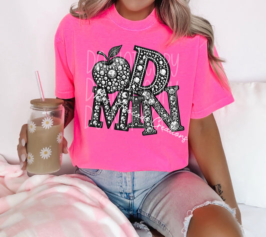 Faux rhinestone admin