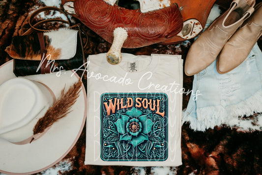 Wild Soul faux leather tooled