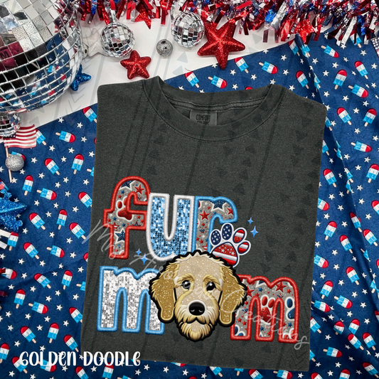 Patriotic Golden Doodle