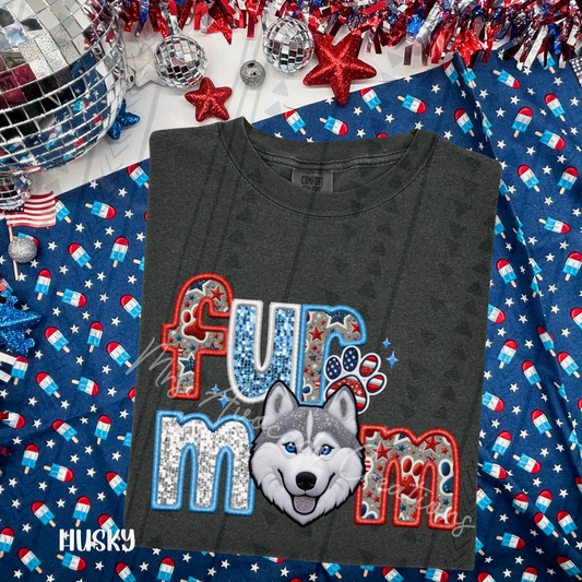 Patriotic Husky