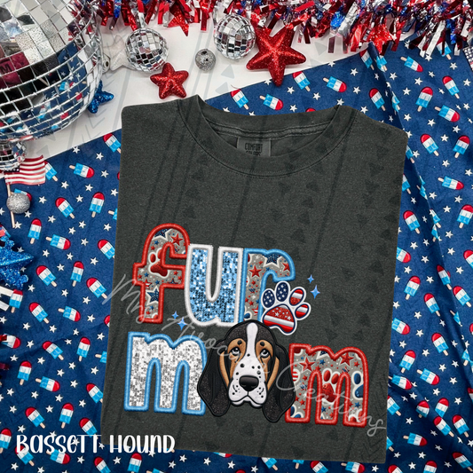Patriotic Bassett Hound