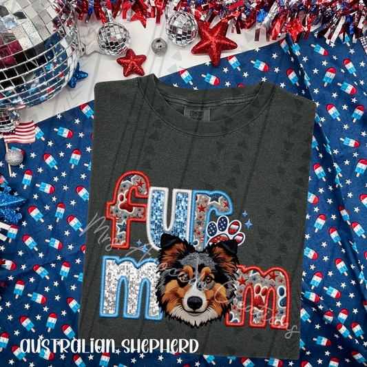 Patriotic Australian Shepherd